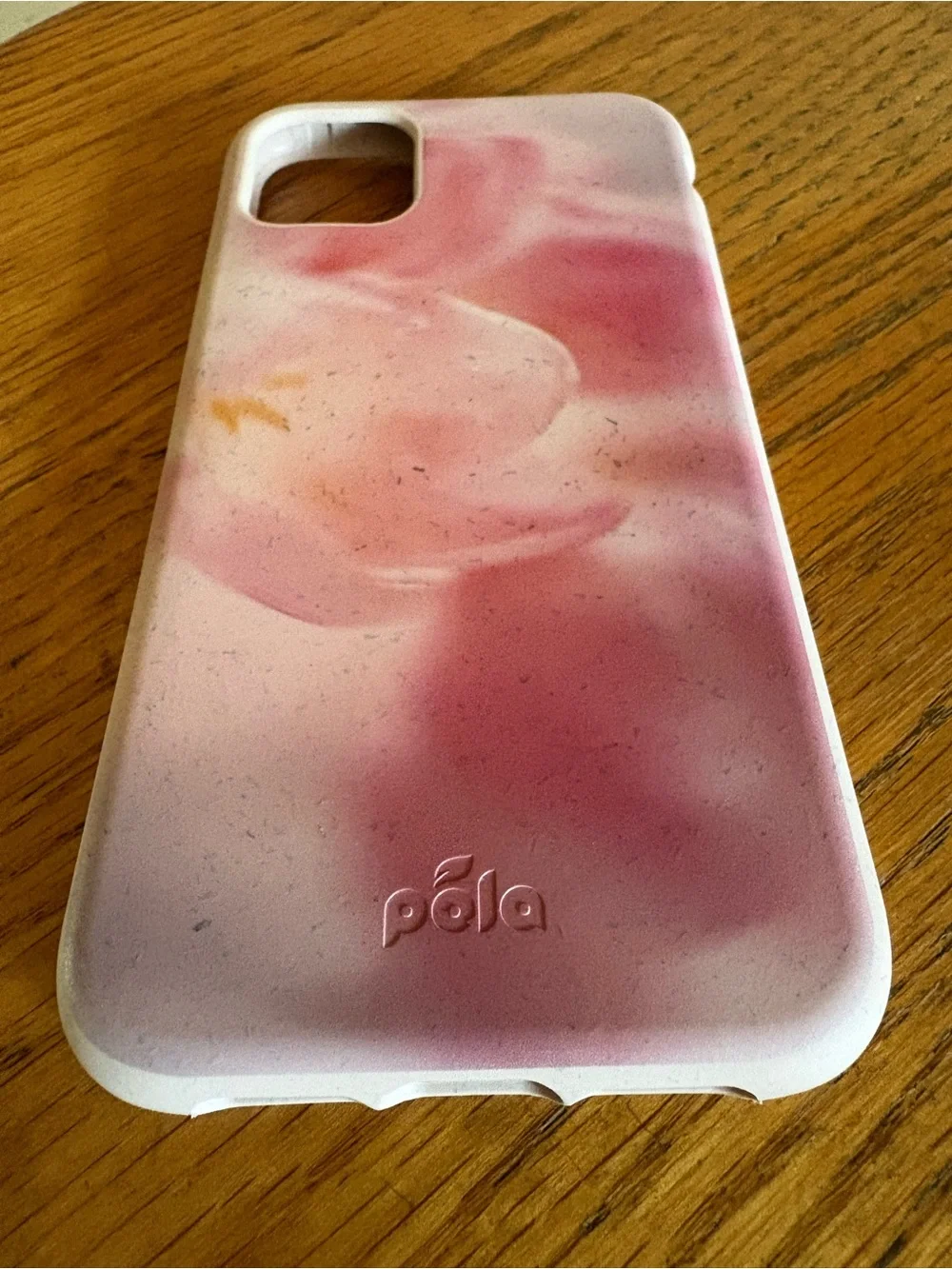 Pela iPhone 11 Pink Floral Rose Compostable Eco-Friendly Phone Case